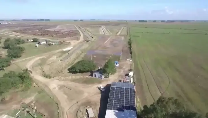 Sobrevoo dos piquetes de confinamento